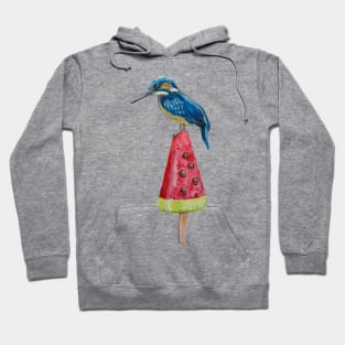 Kingfisher on ice 4 Hoodie